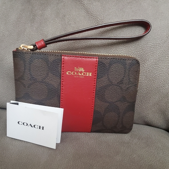 Coach Corner Zip Wristlet - Picture 5 of 5
